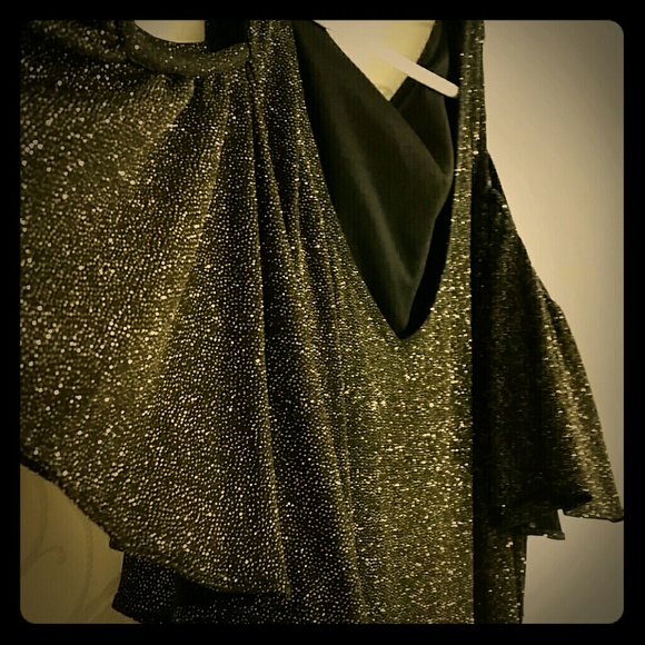 msk black and gold dress